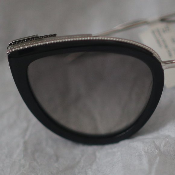 NWT Boucheron Cat Eye Black Sunglasses. - Picture 10 of 11